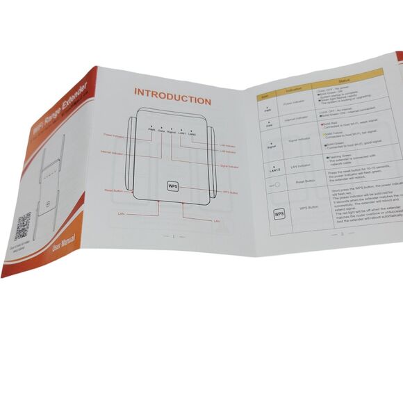 WiFi Extender Signal Booster/ REPEATER Port & Access Point, 1-Tap Setup, 2.4GHz - Picture 9 of 9